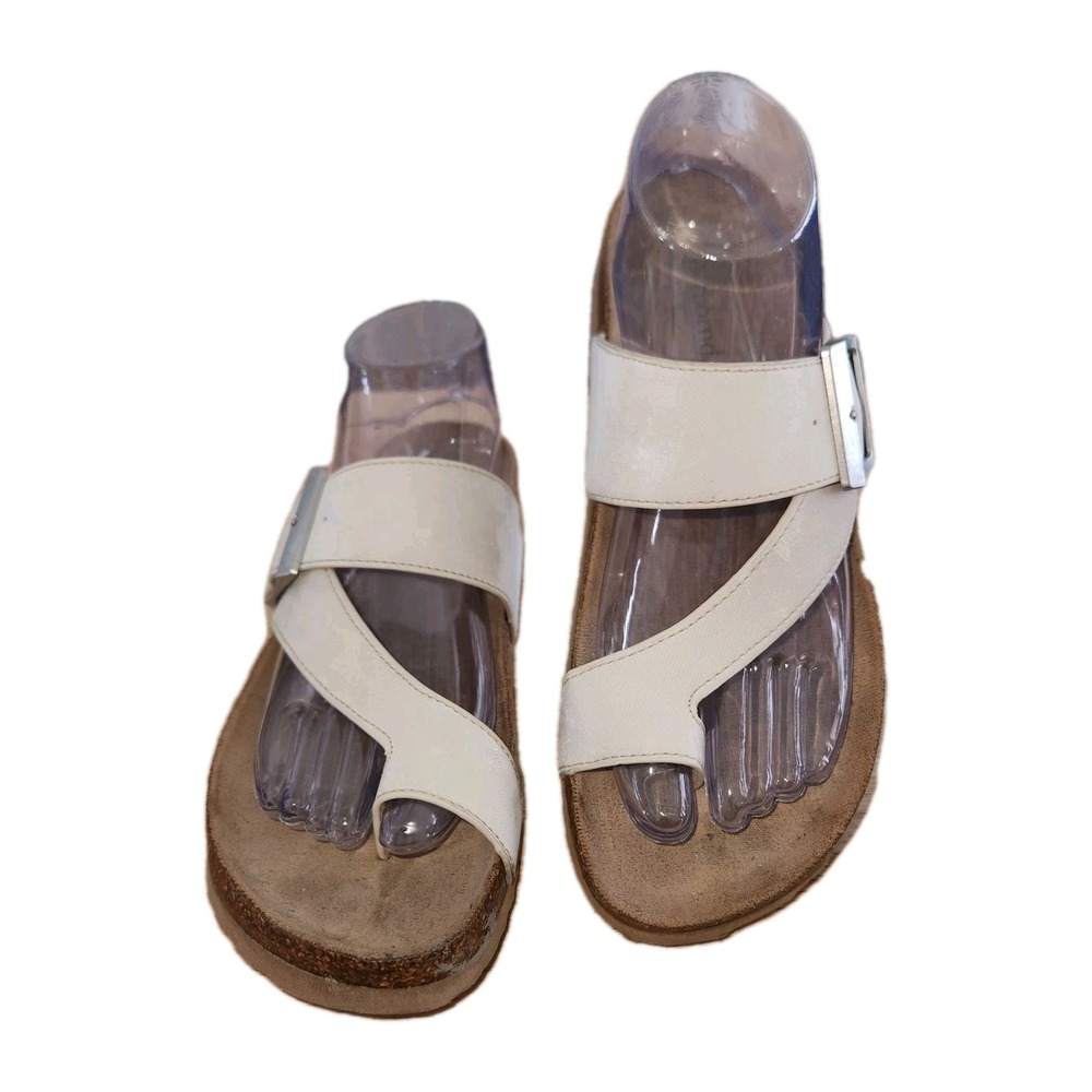 Bjorndal‎ Sandals Cream Toe Size 9 Coastal (Flaw)